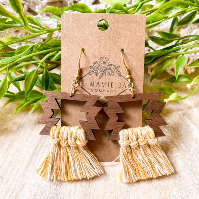 Southwestern Macramé Dangles