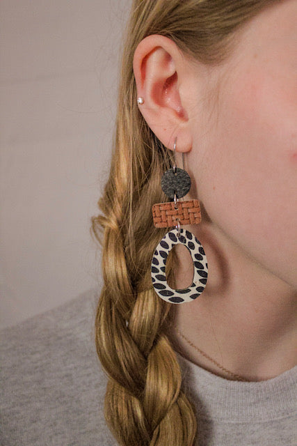 Tiered Oval Dangles