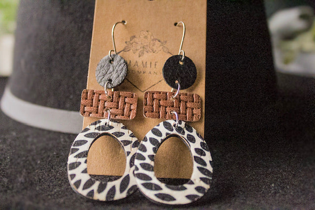 Tiered Oval Dangles